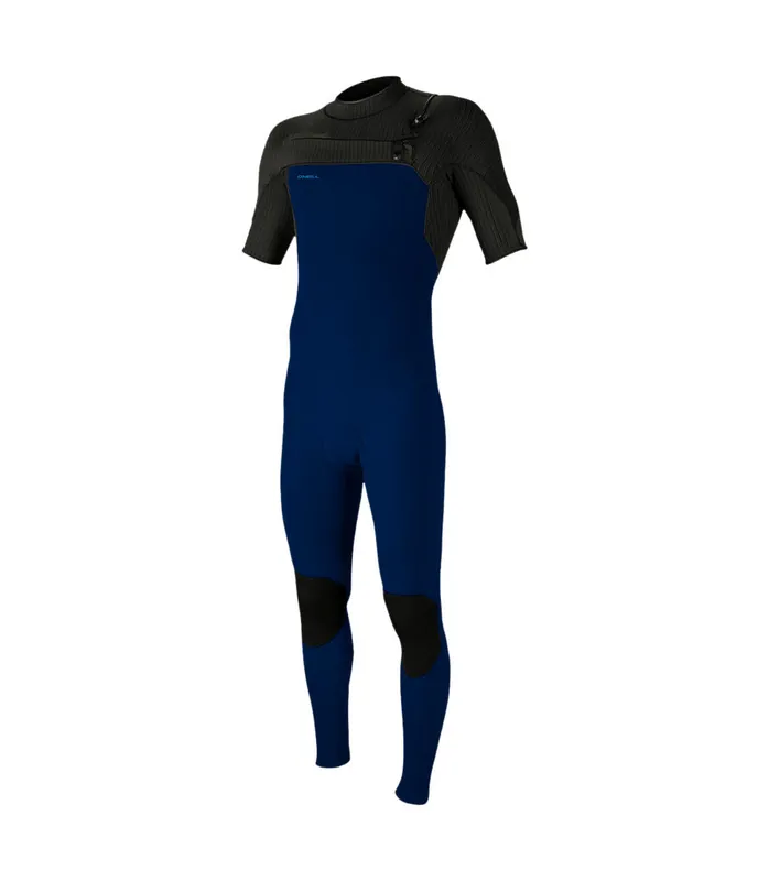 Super-Preis O‘Neill Hyperfreak 2mm Chest Zip S/S 2024 Blau 3mm Neoprenanzug