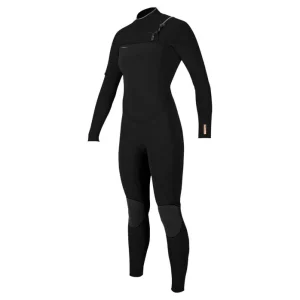 Meistverkauft O‘Neill Wms Hyperfreak 4/3+ Che Zip Schwarz 4mm Neoprenanzug