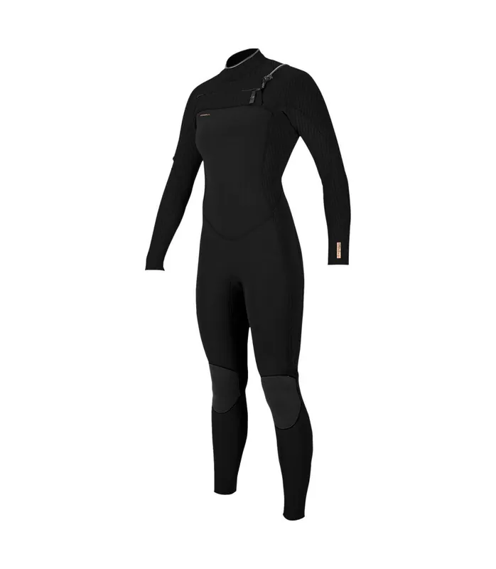 Meistverkauft O‘Neill Wms Hyperfreak 4/3+ Che Zip Schwarz 4mm Neoprenanzug