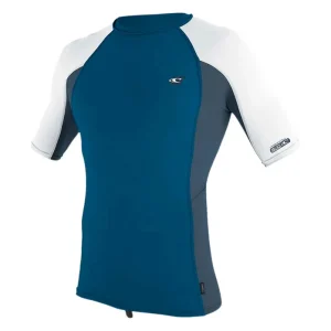 Beliebt O‘Neill Premium Skins S/S Rash 2024 Blau Lycra Shirt