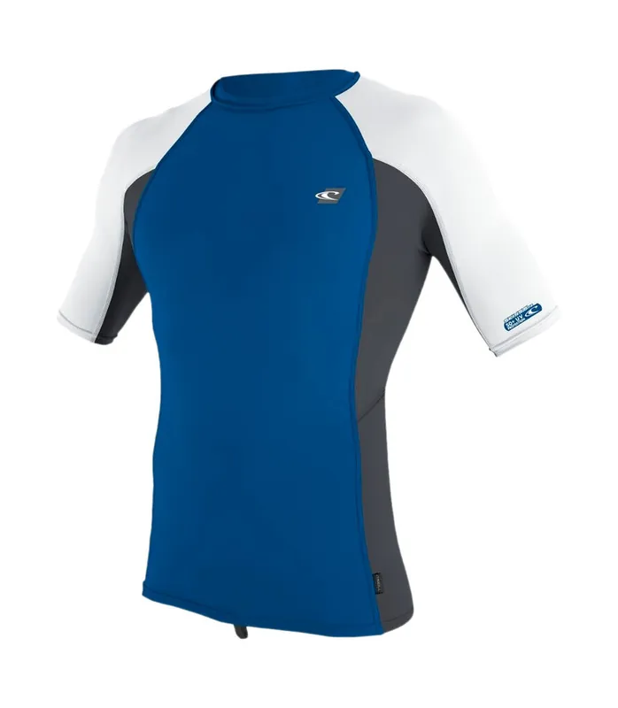 Schneller Versand O‘Neill Premium Skins S/S Rash 2025 Blau Lycra Shirt