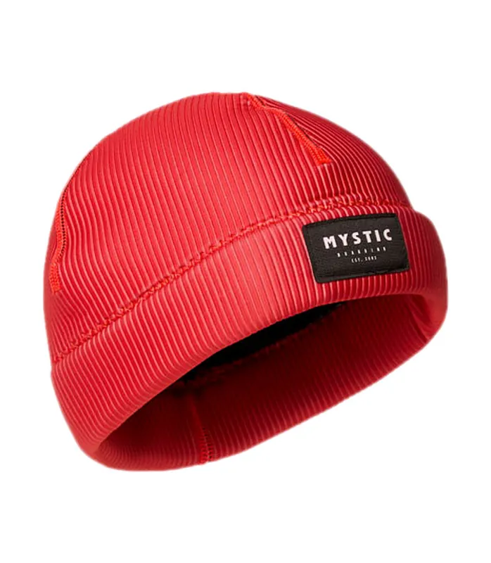 Versand Am Gleichen Tag Mystic Beanie Neoprene 2mm Rot Neopren Beanie