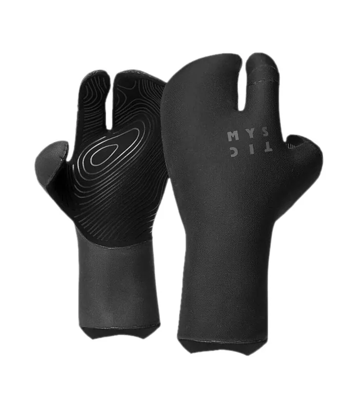 Schnäppchen Mystic Supreme Glove 5mm Lobster 2024 Schwarz Neopren Fäustling