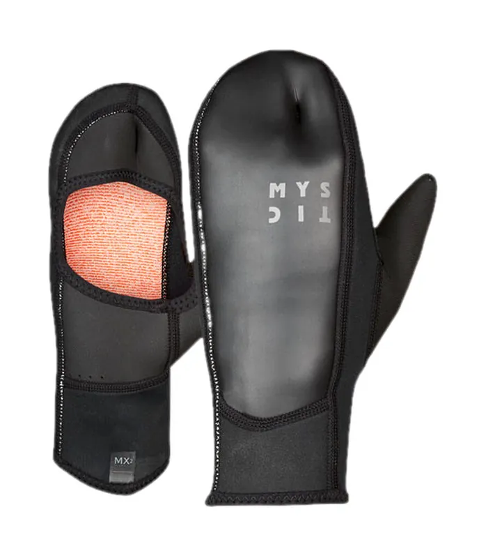 Finale Aktion Mystic Ease Glove 2mm Open Palm Schwarz Neopren Fäustling