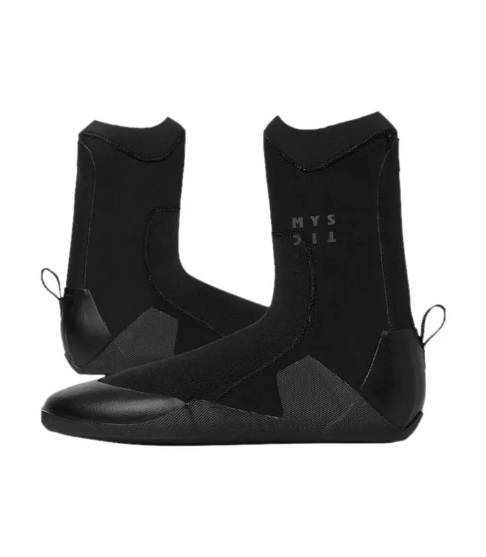 Mystic Supreme Boot 5mm Split Toe 2025 Schwarz Surfschuh Neuheit