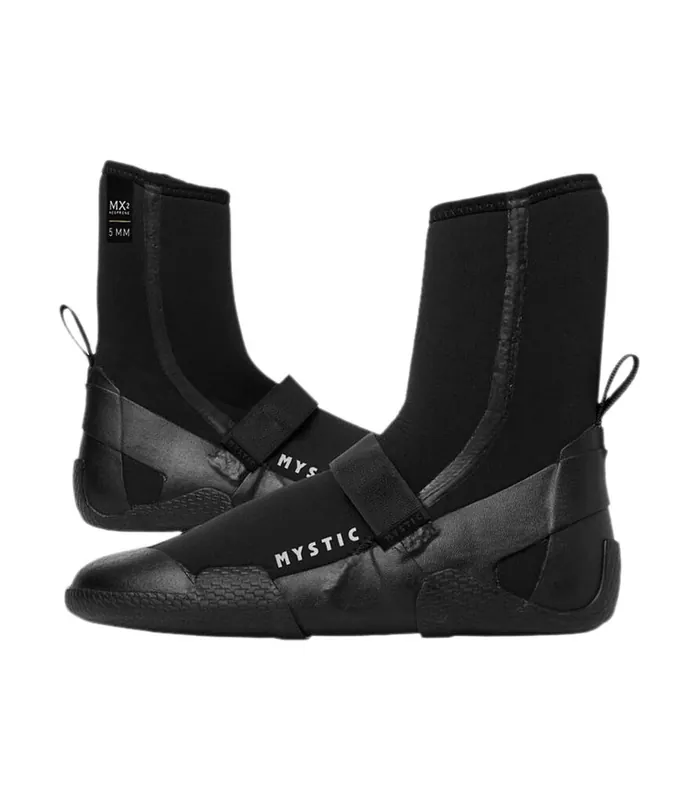 Mystic Roam Boot 5mm Round Toe Schwarz Surfboots Round too Meistverkauft