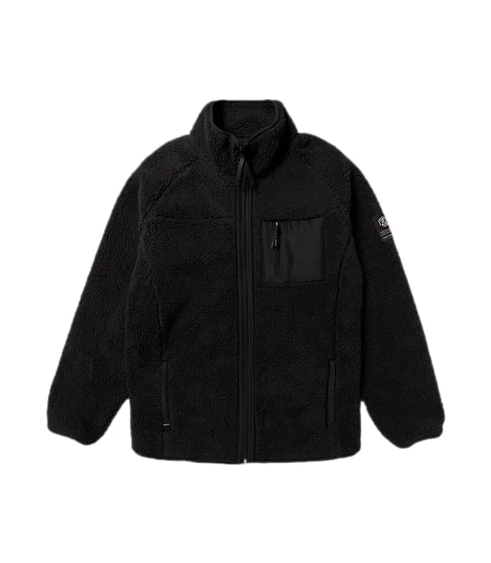 Mystic DTS Teddy Zip thru 2025 Schwarz Jacke Aktuell