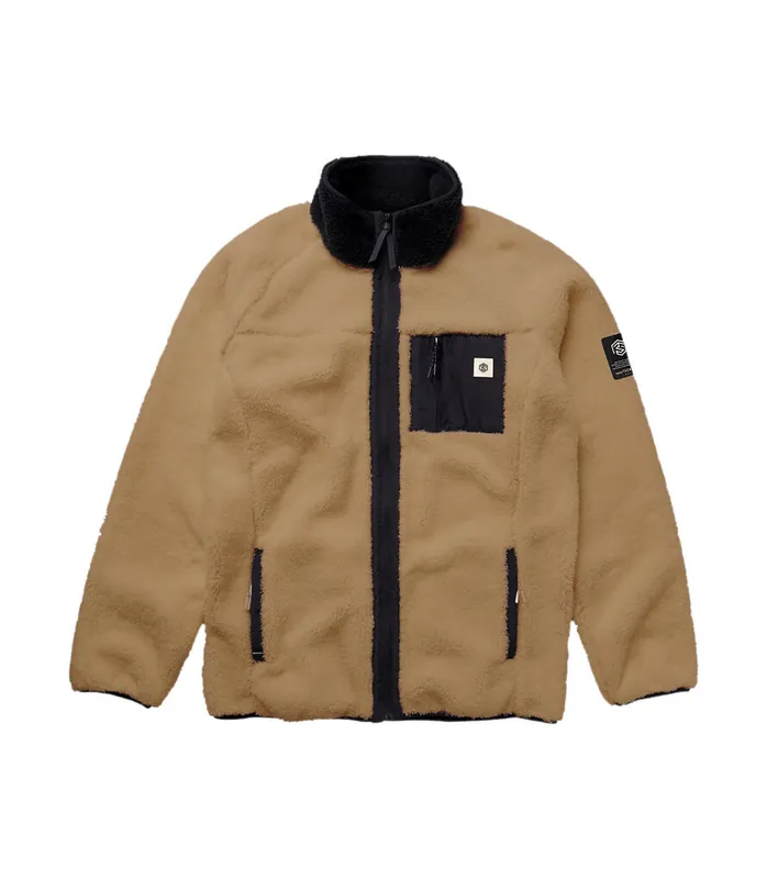 Bestpreis Mystic DTS Teddy Zip thru 2026 Braun Jacke