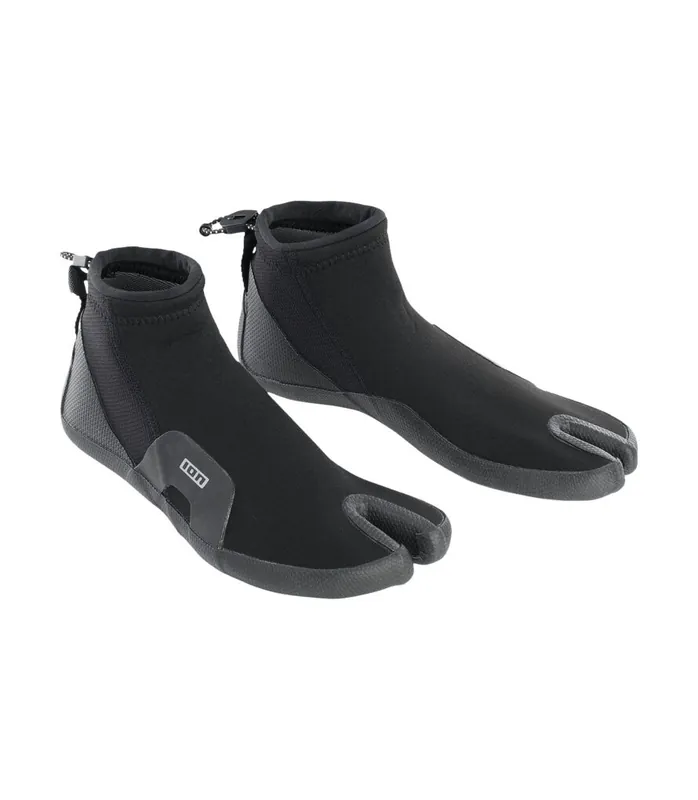 Saisonangebot ION Balliic Toes 2.0 Split Toe Schwarz Surfschuh