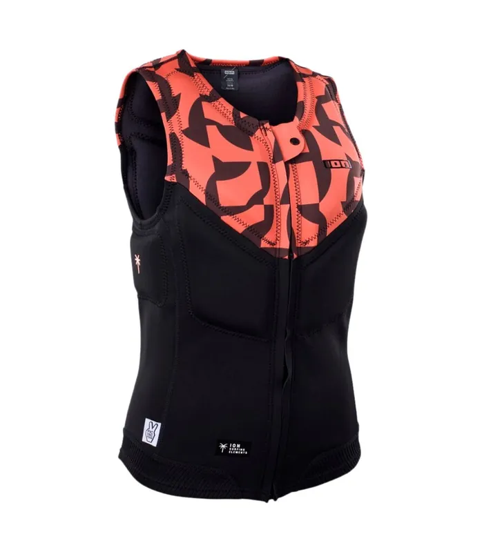 ION Ivy Front Zip WMN 2026 Orange Prallschutzweste halb gepolstert Finale Aktion