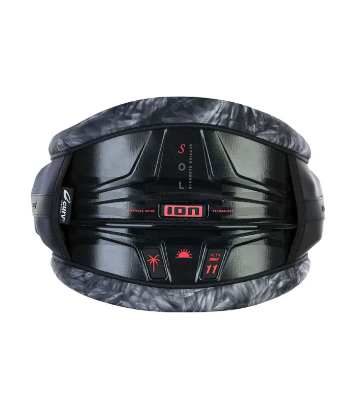 ION Waist Kite Sol Curv 2024 Schwarz Hardshell Trapez Aktuell