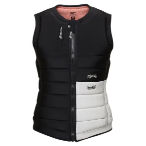 Versand Am Gleichen Tag Mystic Maze F-zip Women 2025 Schwarz Prallschutzweste voll gepolstert