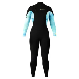 Rabatt Brunotti Glow 5/3 Splash WMN 2024 Blau 5mm Neoprenanzug