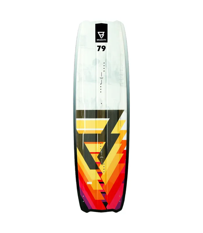 Super-Preis Brunotti Dimension 2024 Gelb Freeride Twintip Kiteboard