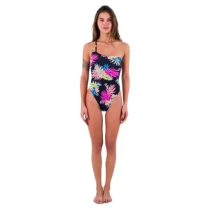 Hurley HANA ASYMMETRICAL RVSB CHEEKY 2023 Schwarz Badeanzug Must-Have