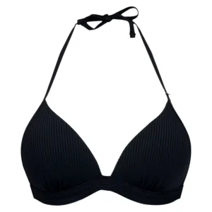Meistverkauft Brunotti Lisselot-Rib Top 2026 Schwarz Bikini Top