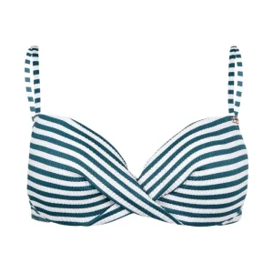 Jetzt Bestellen Brunotti Stefana-Stripe Top 2026 Grün Bikini Top