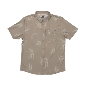 Solange Der Vorrat Reicht Salty Crew FLAGSHIP UV BUTTON UP 2026 Beige Hemd