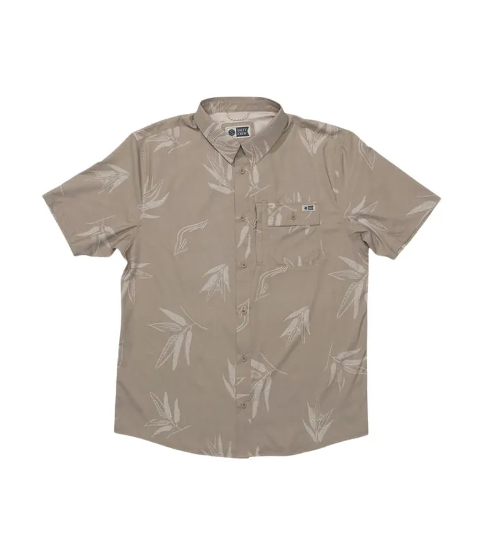 Solange Der Vorrat Reicht Salty Crew FLAGSHIP UV BUTTON UP 2026 Beige Hemd