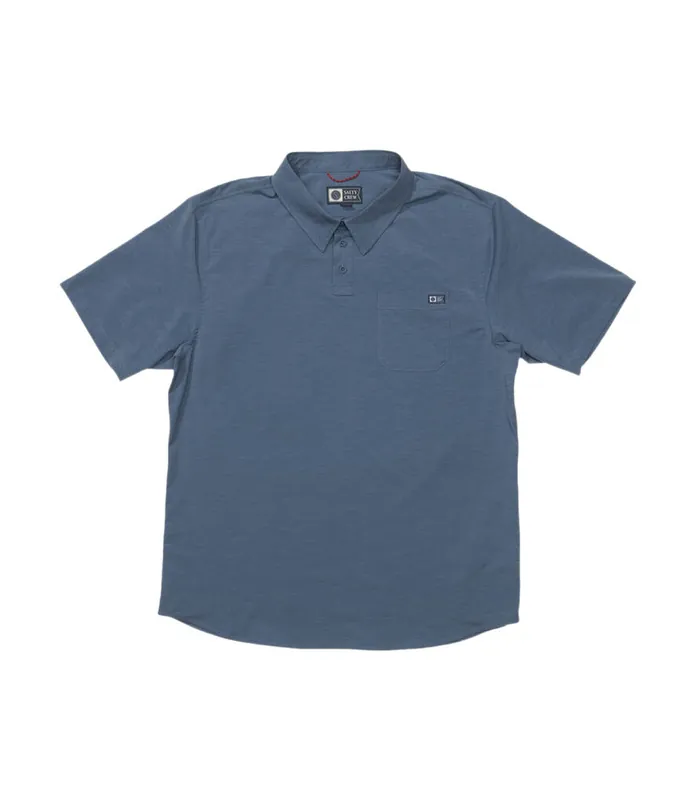 Direktkauf Salty Crew DRIFTER UV POLO 2026 Blau T-shirt
