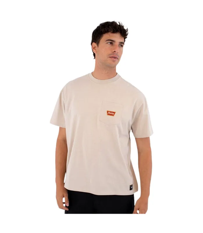 Bestseller Hurley BUILT PATCH PKT SS 2026 Weiß T-shirt