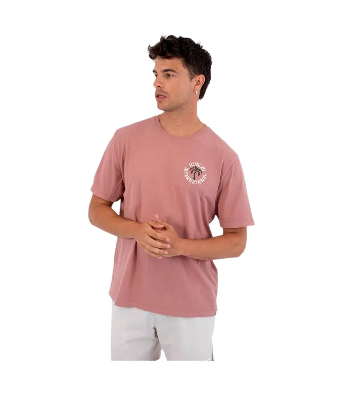 Hurley PALM SS 2026 Pink T-shirt Bestpreis