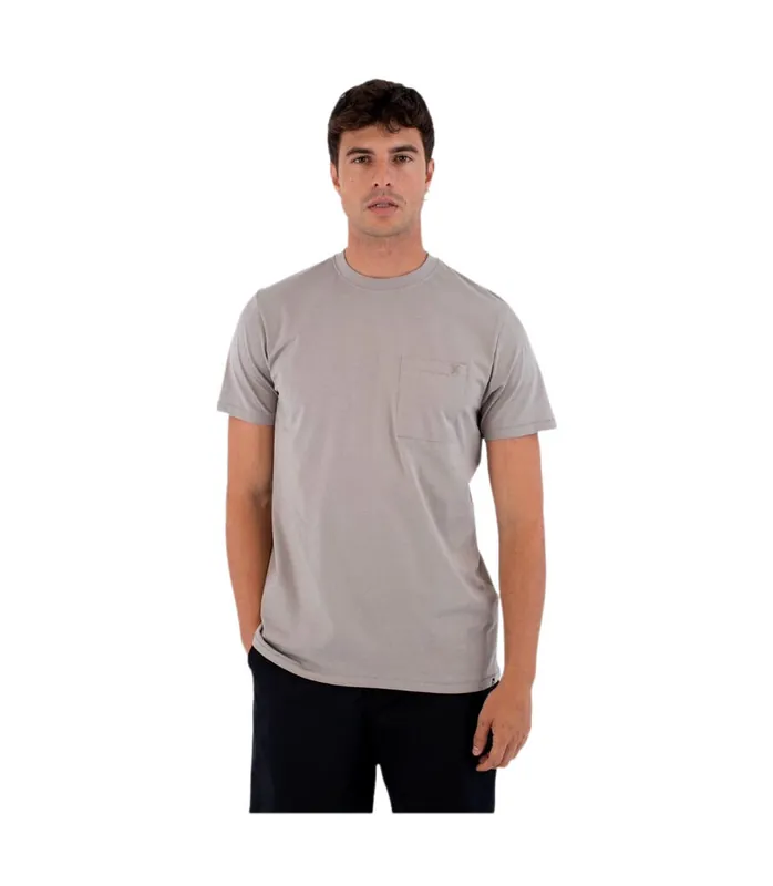 Hurley M LOW TIDE POCKET 2026 Grau T-shirt Günstig