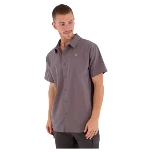 Rabatt Hurley M WOVEN SS LOW TIDE 2026 Grau Hemd