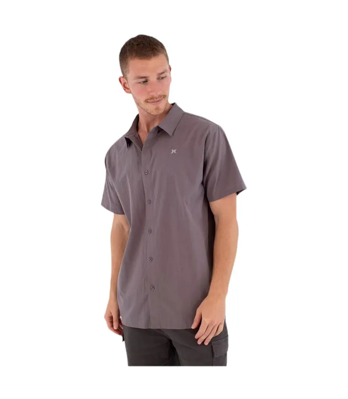 Rabatt Hurley M WOVEN SS LOW TIDE 2026 Grau Hemd
