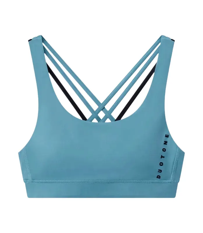 Rabatt Duotone Top Active 2026 Blau Bikini Top