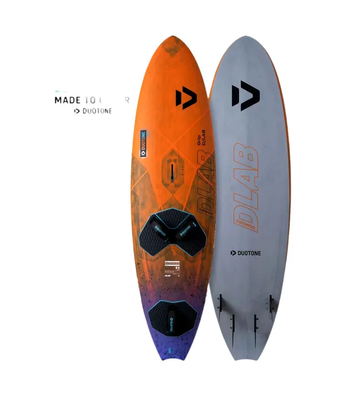 Neue Kollektion Duotone Grip 4 D/Lab 2026 Orange Wave Windsurfboard