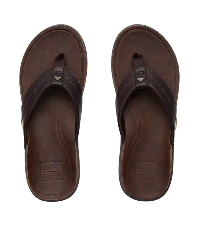 Nur Für Kurze Zeit Reef LEATHER OFFSHORE 2026 Braun Flip flops