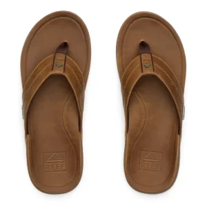 Reef LEATHER OFFSHORE 2026 Braun Flip flops Echt