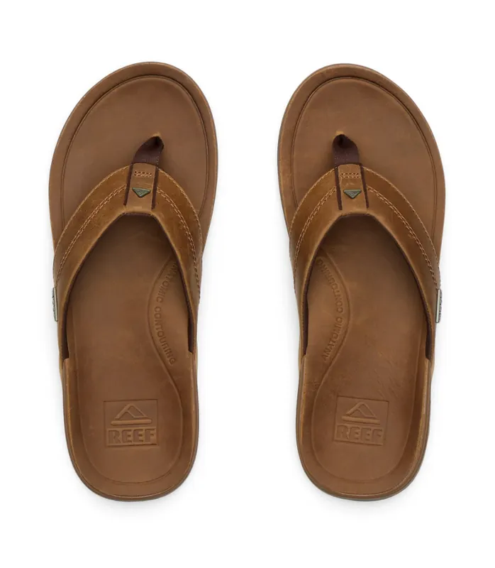 Reef LEATHER OFFSHORE 2026 Braun Flip flops Echt
