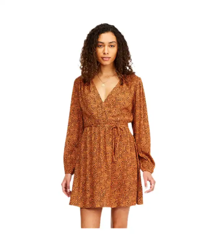 Neue Kollektion Billabong Spring Romance Braun Kleid