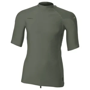 Sonderaktion O‘Neill Hyperfreak Skins S/S Rash Guard 2026 Grün Lycra Shirt