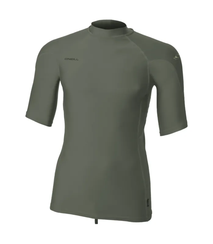 Sonderaktion O‘Neill Hyperfreak Skins S/S Rash Guard 2026 Grün Lycra Shirt