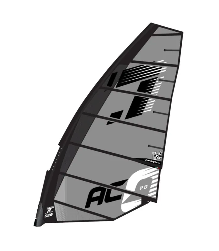 POINT-7 AC-0 Q-Bond 2026 Schwarz Freeride Windsurfsegel Neuheit