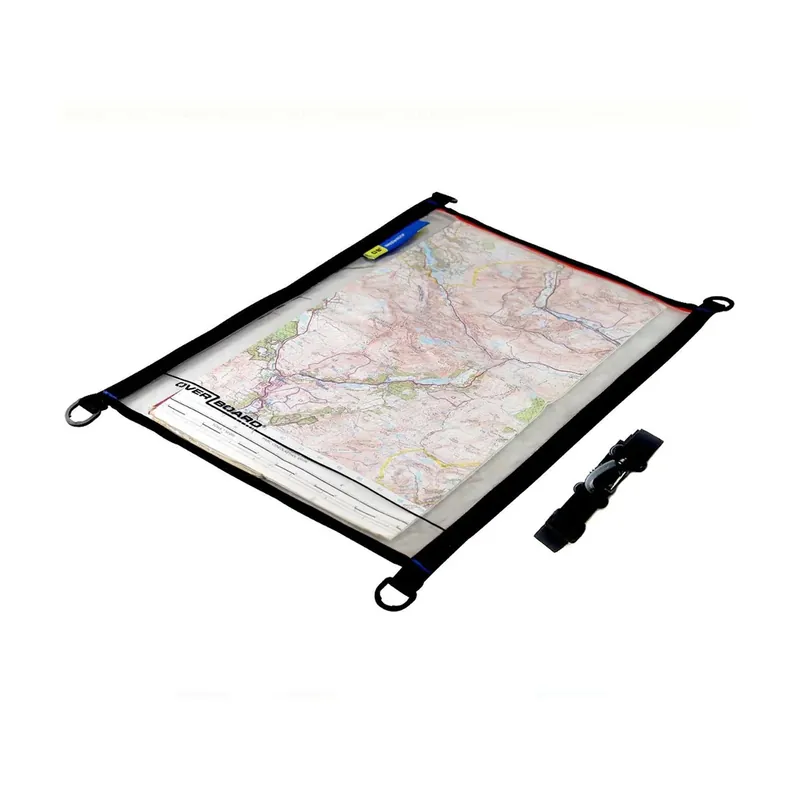 OverBoard waterproof document pouch for maps Black Solange Der Vorrat Reicht