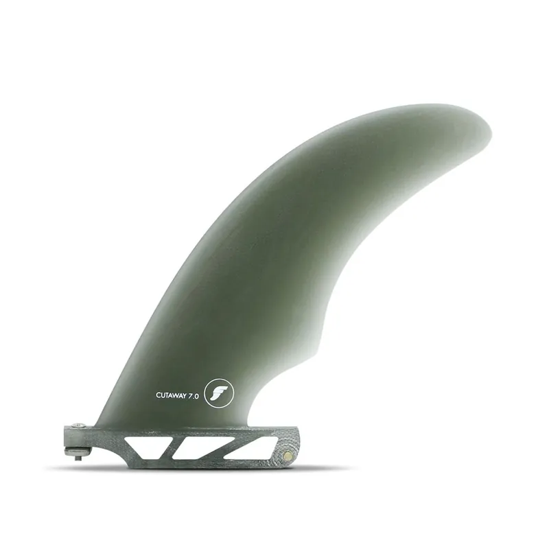 Sichere Zahlung FUTURES Single Fin Cutaway Fiberglass US 7.0 Grey