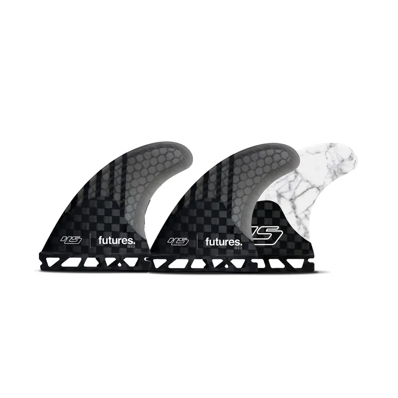 Ausverkauf Futures Thruster Fin Set HS2 Hayden Cox Generation M Grey 8.3