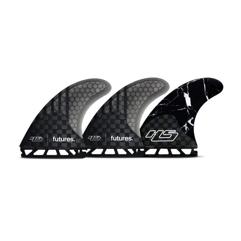 FUTURES Thruster Fin Set HS1 Hayden Cox Generation L Black 8.4 Ausverkauf