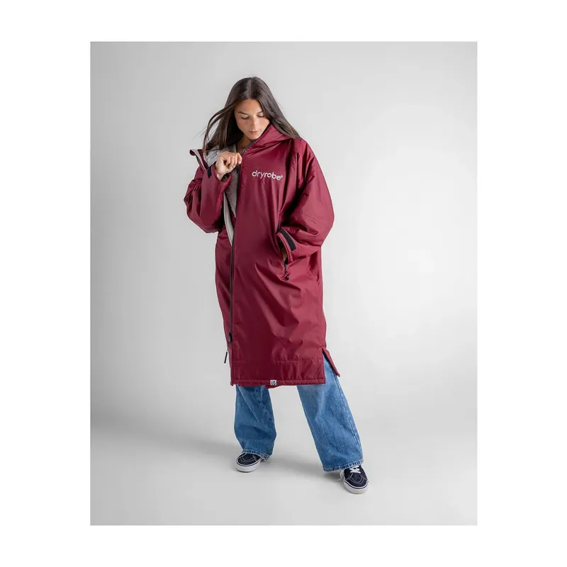 Neu Dryrobe Advance Long Sleeve Burgunder Grau - Wind Lounge