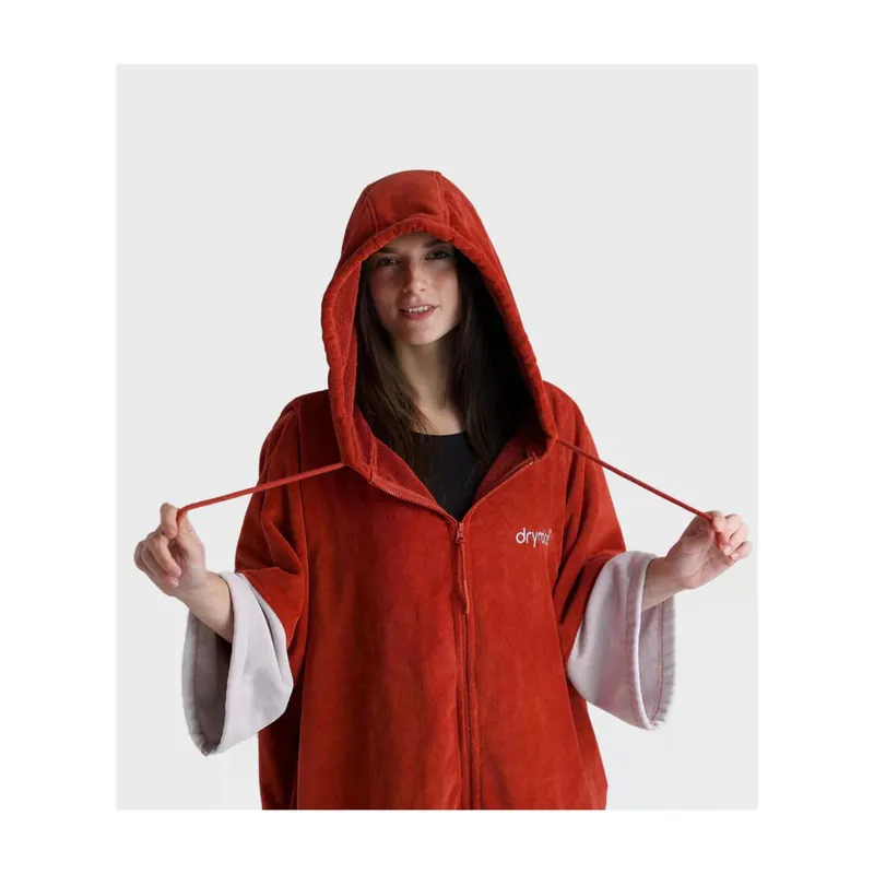 Dryrobe Fullzip Handtuchmantel Baumwolle Orange - Wind Lounge Sofort Bestellen