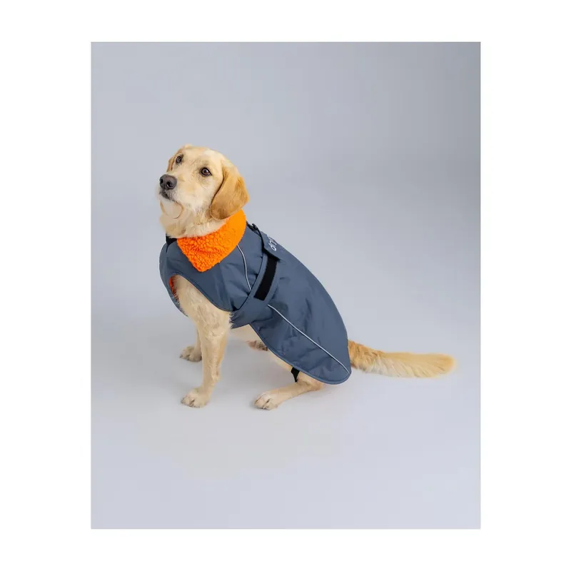 Sichere Zahlung Dryrobe Dog Coat Hundemantel Grey Orange - Wind Lounge