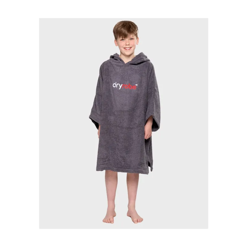 Dryrobe Handtuchmantel Bio Kids Umziehponcho Slate - Wind Lounge Rabatt