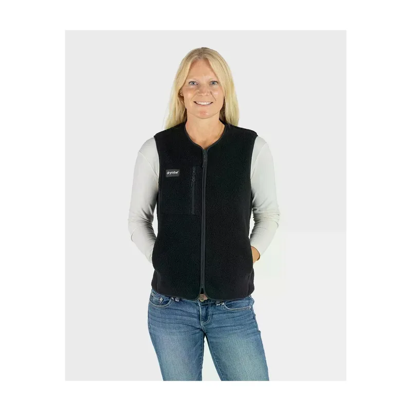 Dryrobe Thermo Weste Fleeceweste Black - Wind Lounge Jetzt Bestellen