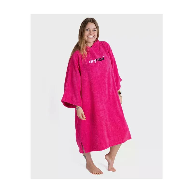 Online Kaufen Dryrobe Handtuchmantel Bio-Baumwolle Pink - Wind Lounge