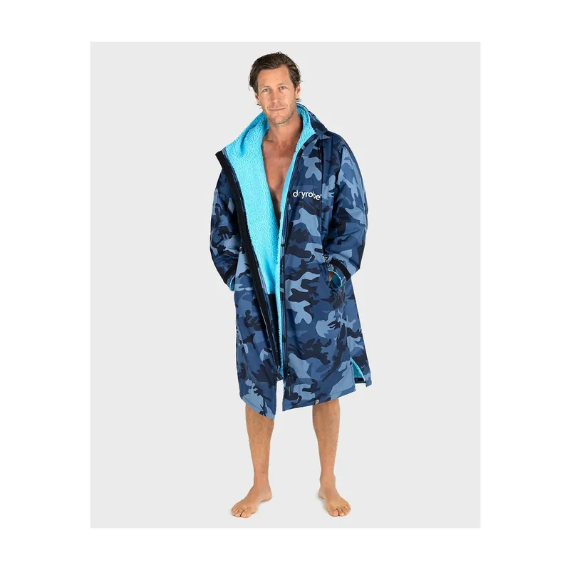 Top-Preis Dryrobe Advance Long Sleeve Blau camo blau - Wind Lounge