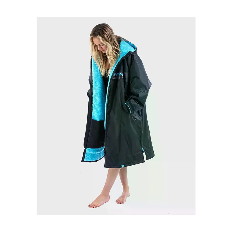 Dryrobe Advance Long Sleeve Schwarz blau camo - Wind Lounge Must-Have